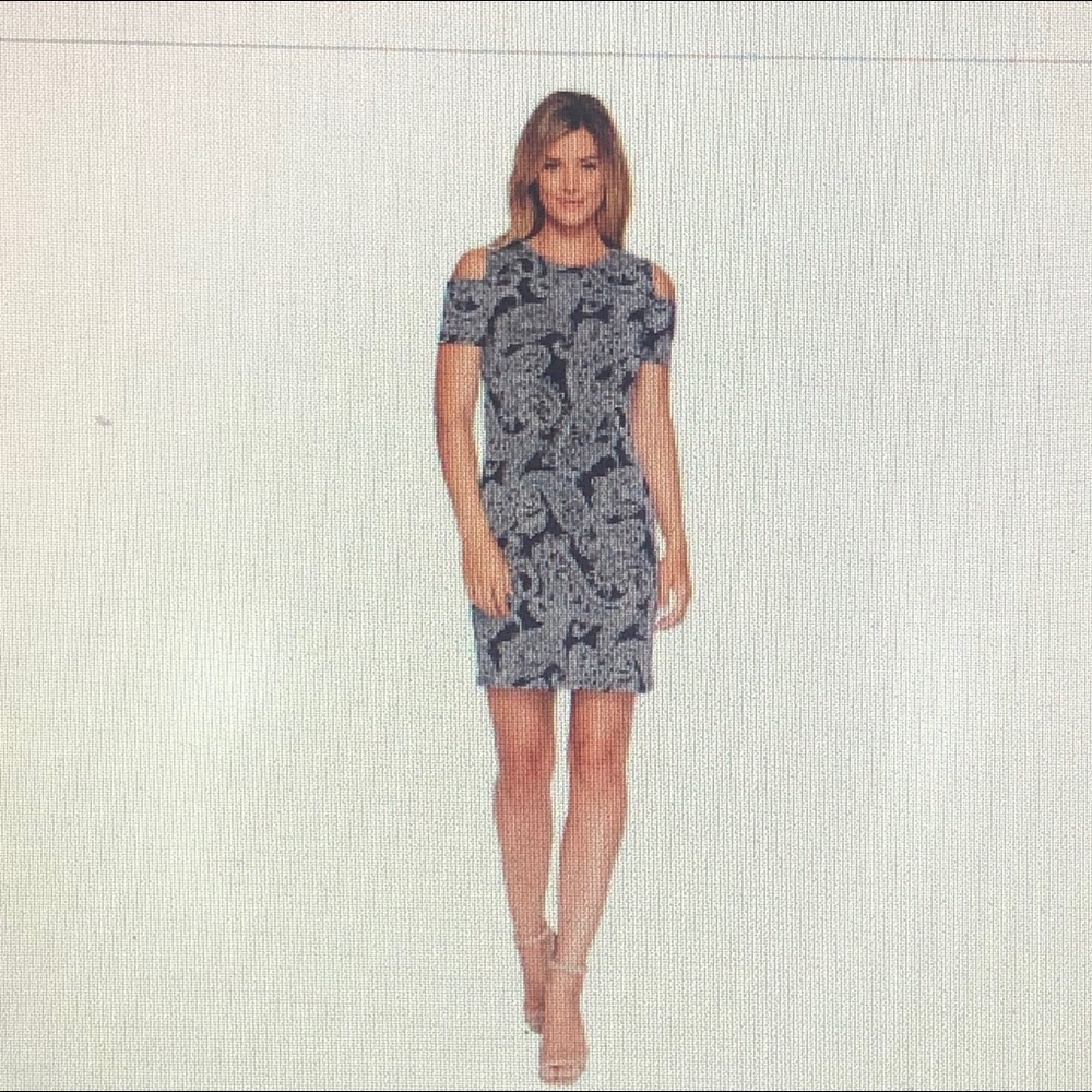 Michael Michael joes samara cold shoulder dress